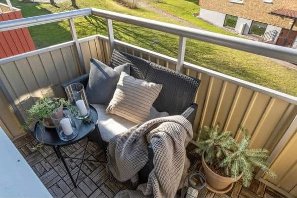 Möblerad 1:a med balkong i Krokslätt